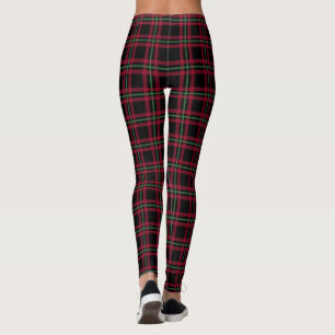 Leggings Xadrezes Retro Black Rockabilly Mulheres