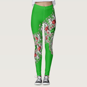 Leggings ~ Xmas vermelho branco~ Original