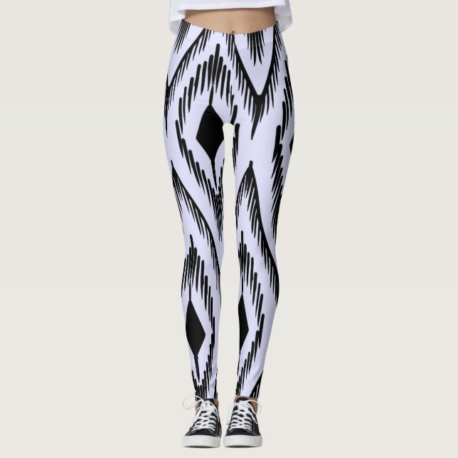 Leggings Yoga de Alta cintura com padrão único (Frente)