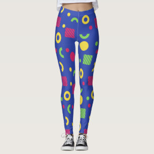 Leggings Yoga do estilo Synthwave/Vaporwave