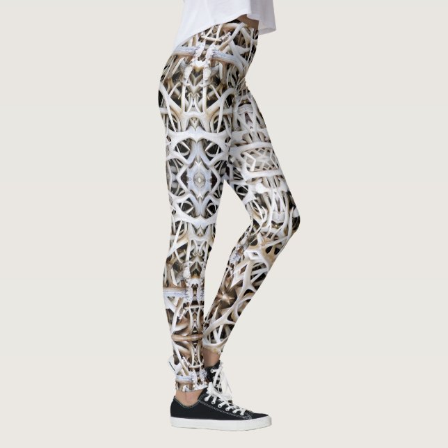 Leggings Yoga Pants Elk Antlers (Direita)