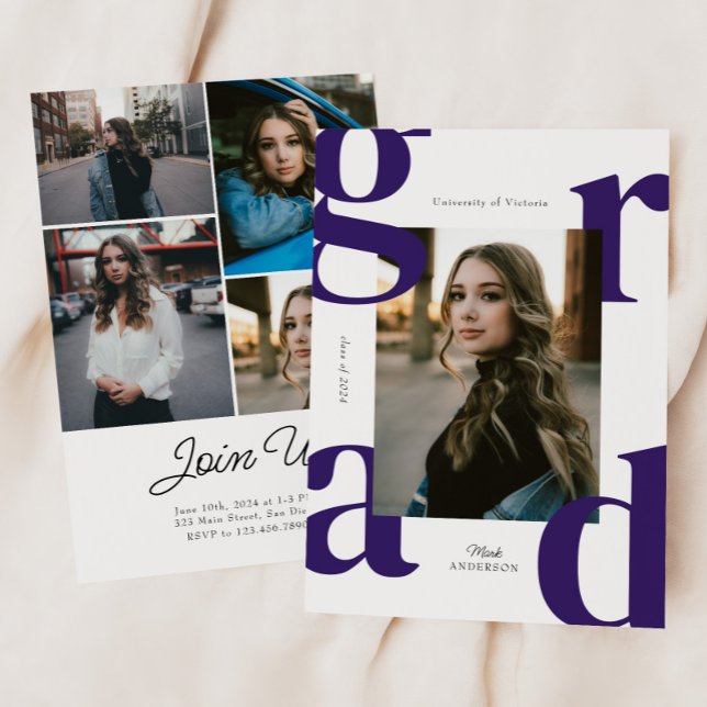 Lei Classe Moderna do Convite para Graduação 2024 (Criador carregado)