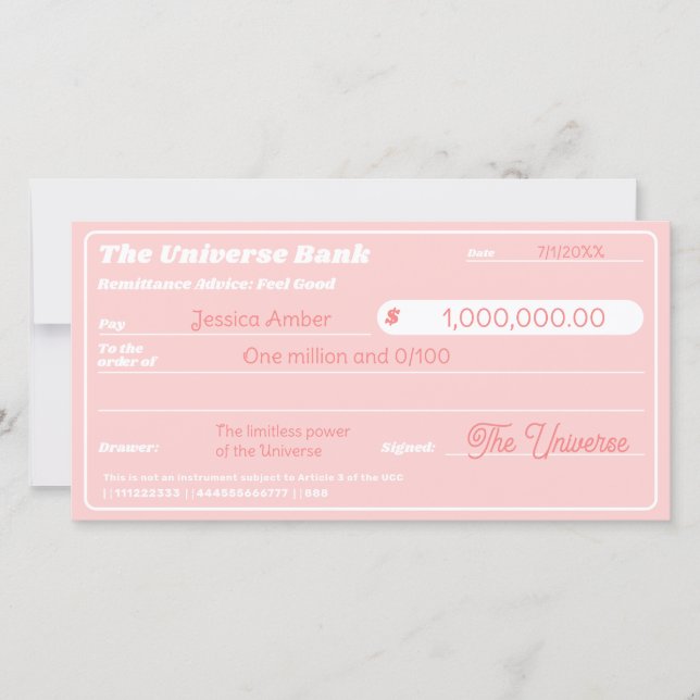 Lei de Atração de Manifestação Rosa-Corte (Frente)