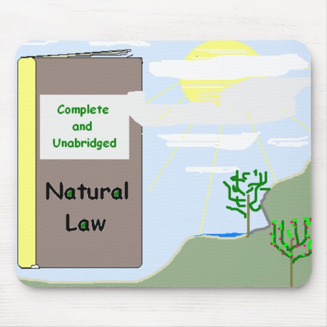 Lei natural Mousepad (Frente)
