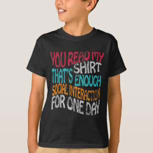 Leia a minha camisa e gaba o suficiente