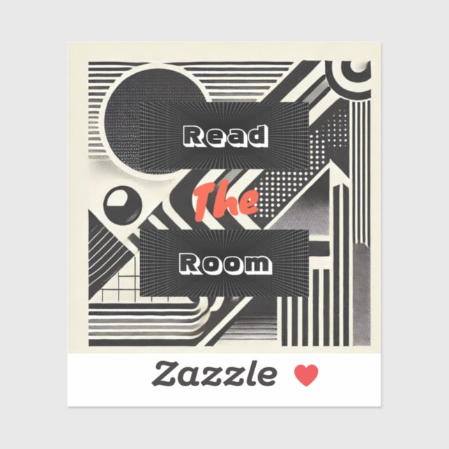 Leia o adesivo de vinil com corte personalizado na (Folha)