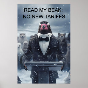 Leia o meu Poster de bico - Arte política de sátir
