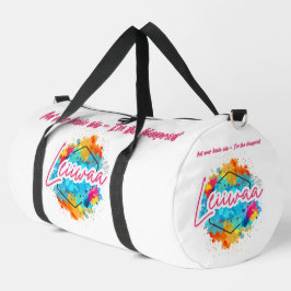 LEIIWAA Gym Bag – "Not Your Basic Sis – I'm the Bl