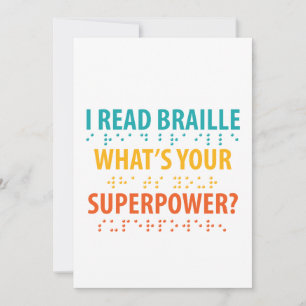 Leio Braille Qual é o seu superpoder