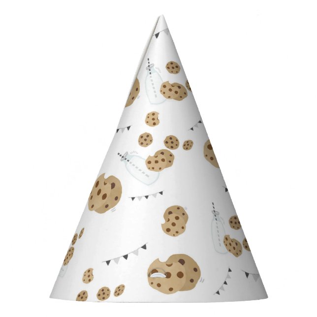 Leite e biscoitos, primeiros chapéus de festa de a (Esquerda)