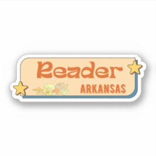 Leitor, adesivo do Arkansas