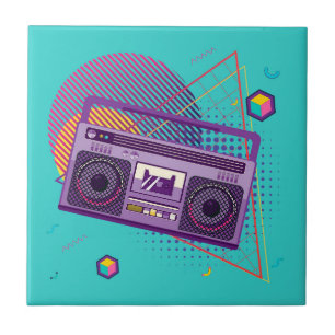 Leitor de cassetes de rádio portátil Funky dos a