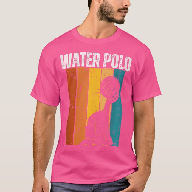 Leitor de Polo Aquático Retro 70S Design Água P (Frente)