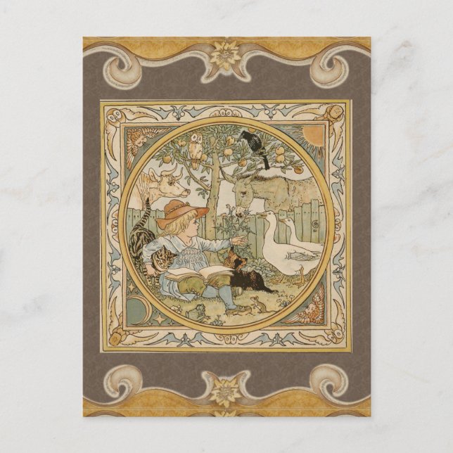 Leitura de cartão postal diverso (Frente)