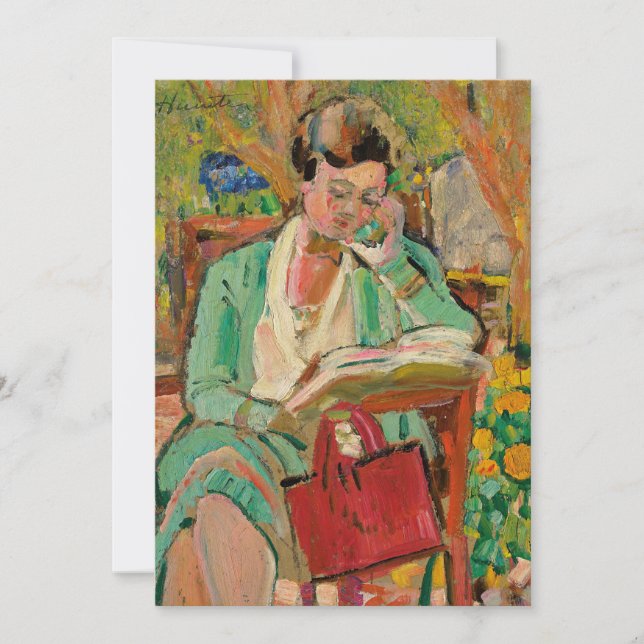 Leitura de Mulher | George Leslie Hunter (Frente)