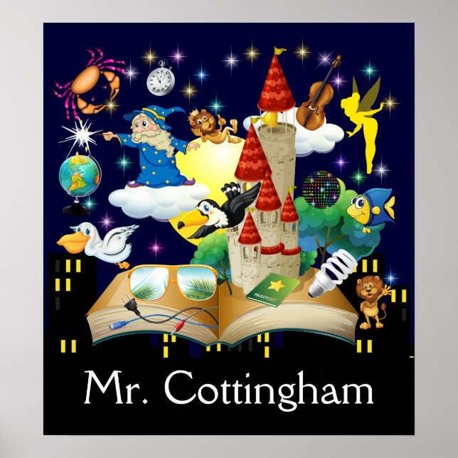 Leitura de professor - Poster de literacia - SRF (Frente)