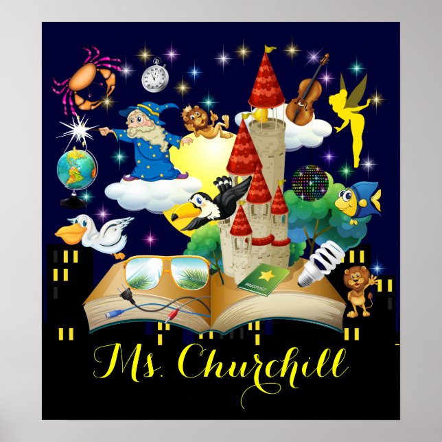 Leitura de professor - Poster de literacia - SRF (Frente)