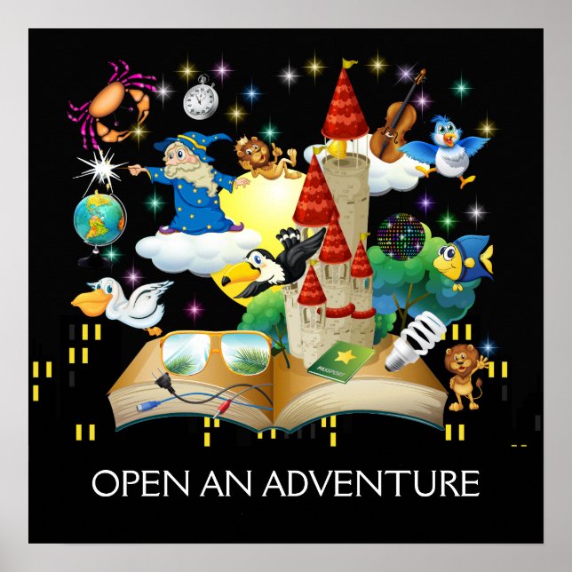 Leitura de Professores - Poster de Alfabetização (Frente)