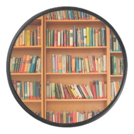 Leitura do worm da biblioteca de livros da estante
