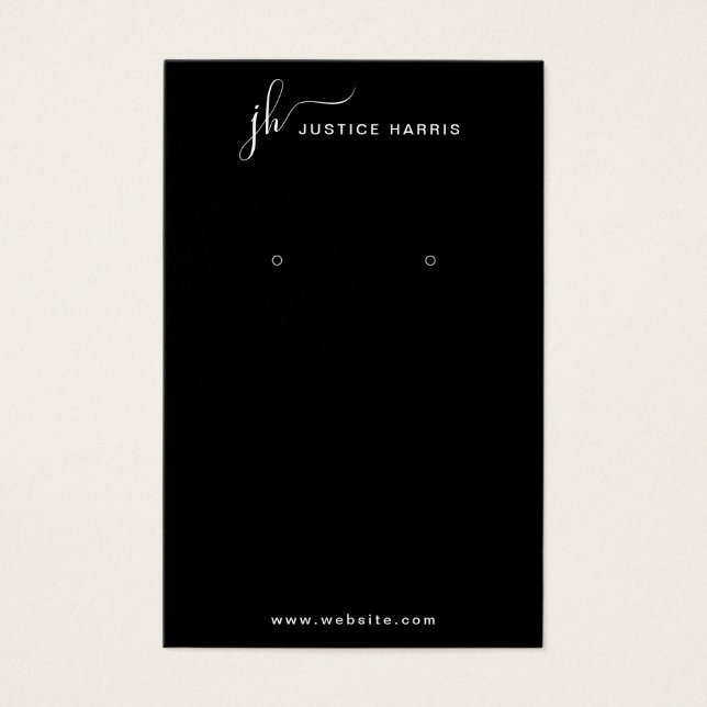 Leitura Moderna do Monograma de Script Na moda Pre (Frente)