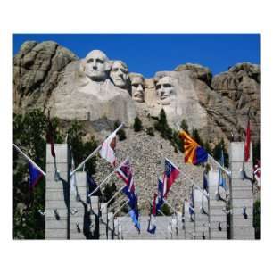 Lembrança customizável da foto do Monte Rushmore