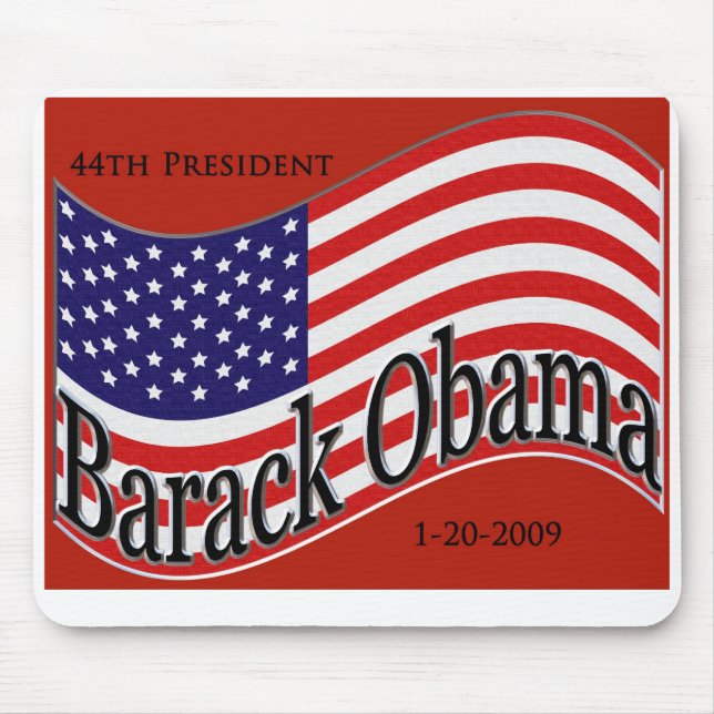 Lembrança de Mousepad da inauguração de Obama (Frente)