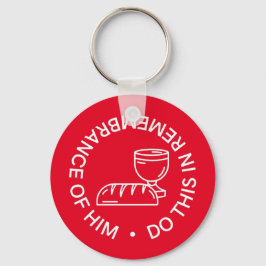 Lembrança de Sua Chaveiro de Comunhão