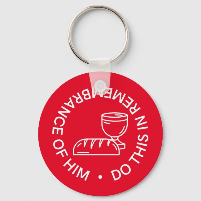 Lembrança de Sua Chaveiro de Comunhão (Frente)