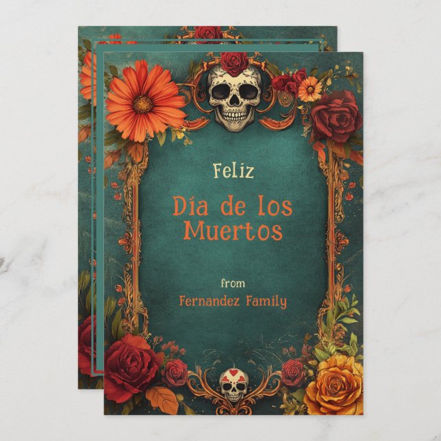 💀 Lembrança de Vibrantes Personalizável (Frente/Verso)
