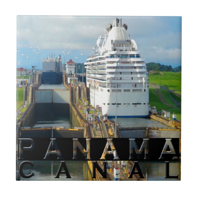 Lembrança do canal do Panamá (Frente)