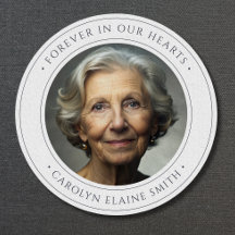 Lembrança do tributo à memória fotográfica branca