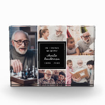 Lembrança Memorial Moderna de 5 Fotos