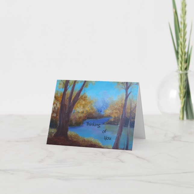 Lembranças amáveis de seu cartão de saudação (Frente)