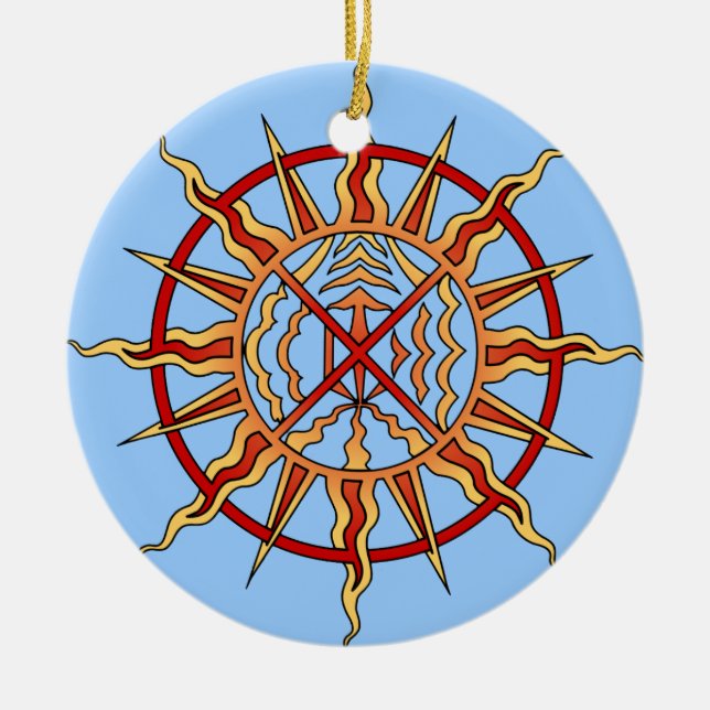 Lembranças das nações do ornamento nativo da arte (Frente)