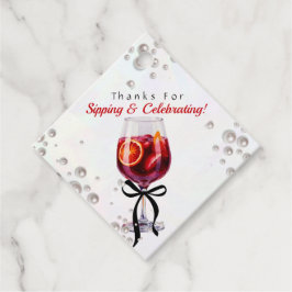 Lembrancinhas Etiquetas de Agradecimento para Brindar e Celebrar