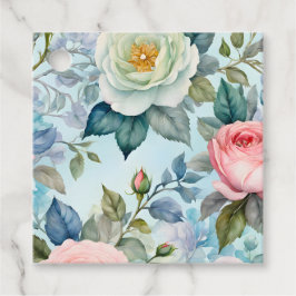 Lembrancinhas Etiquetas de Arte para Flores de Algodão Coloridas