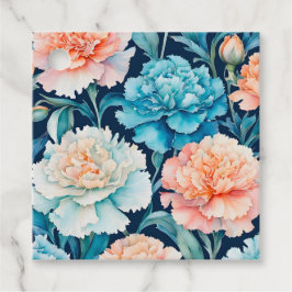 Lembrancinhas Etiquetas de Arte para Flores de Algodão Coloridas