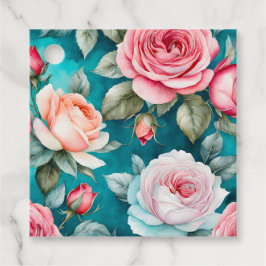 Lembrancinhas Etiquetas de Arte para Flores de Algodão Coloridas