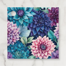 Lembrancinhas Etiquetas de Arte para Flores de Algodão Coloridas