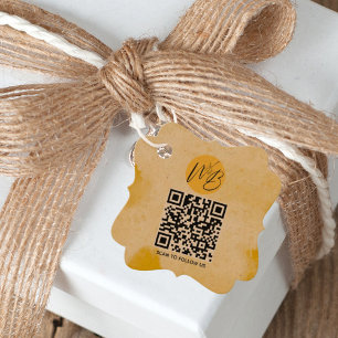 Lembrancinhas Etiquetas de Empacotamento de Código Qr para Empre