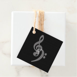 Lembrancinhas Etiquetas de Favorito Preto para Evento de Música