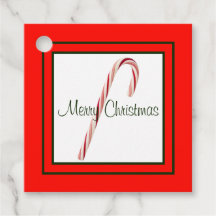 Etiquetas de presentes de Natal para Cane Candy