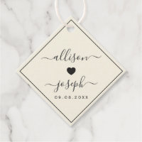 Etiquetas de presentes para Casal ou casamento de 