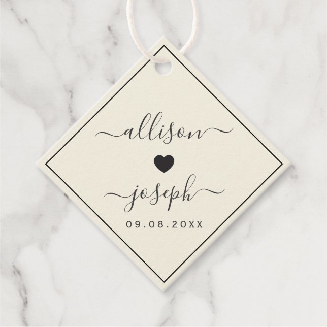 Lembrancinhas Etiquetas de presentes para Casal ou casamento de  (Frente)