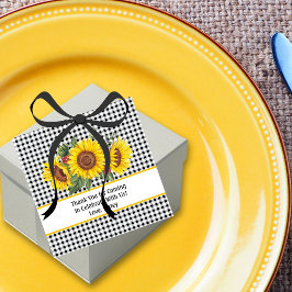 Lembrancinhas Etiquetas para Presentes de Festa de Ginga Preta e