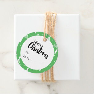 Lembrancinhas Etiquetas para presentes de Natal feliz