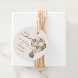 Lembrancinhas Etiquetas Para Recuerdos Teddy Bear Chá de fraldas