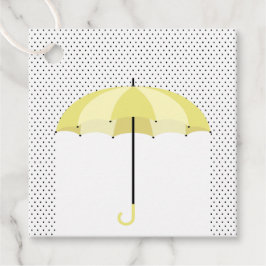 Lembrancinhas Guarda-chuvas com Etiquetas para presentes no Chá 