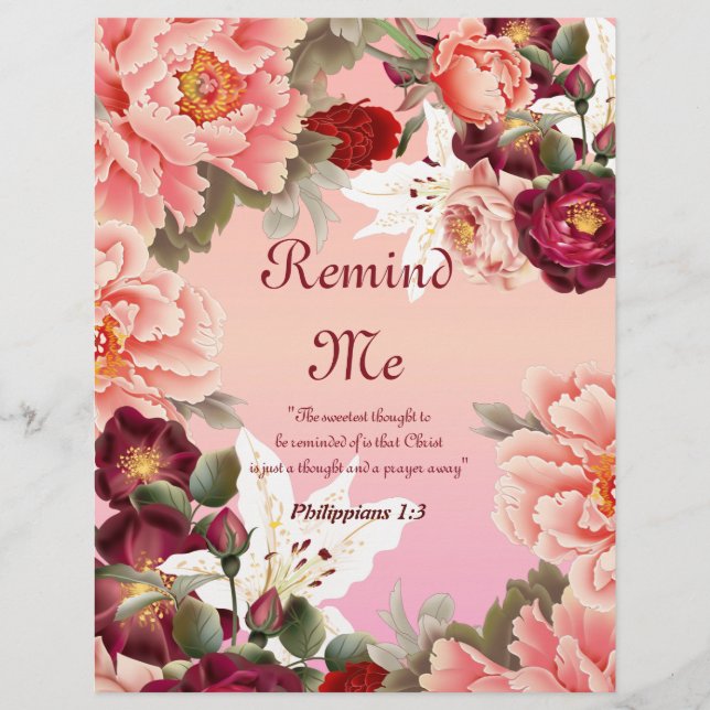 Lembrar-me do Poem Personalizado (Frente)