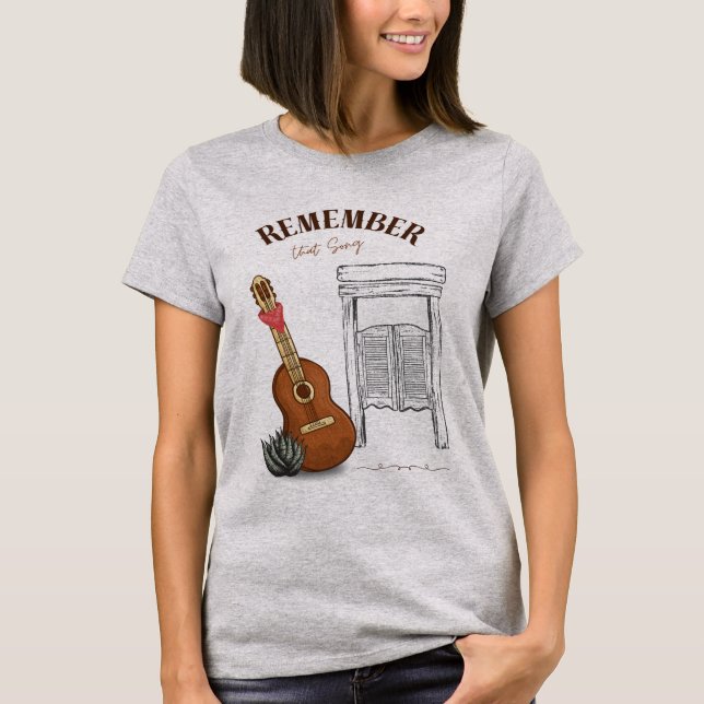 Lembre-Se Da Camisa De Música (Frente)